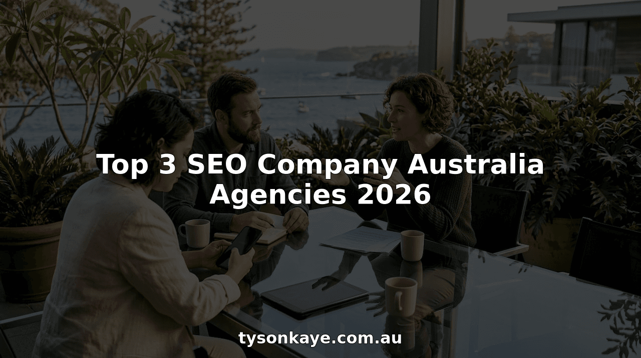 Top 3 SEO Company Australia Agencies 2026